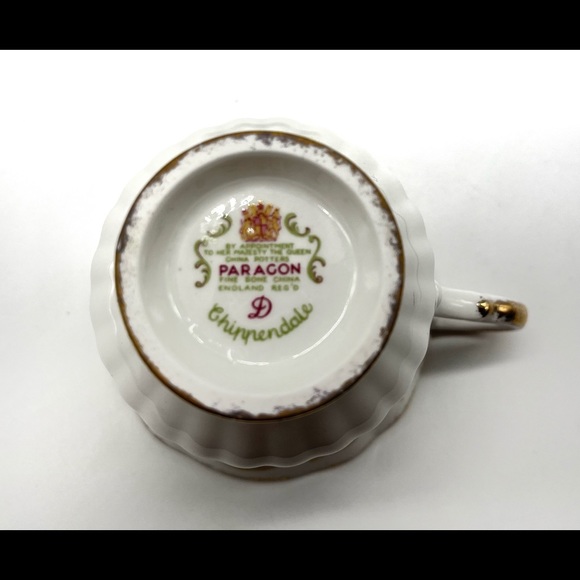 Replacement Tea Cup Chippendale D Lovers Paragon Chippendale D, after 1957 - Picture 6 of 6